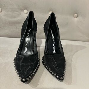 Alexander Wang Mesh studded heels. Size 37